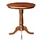 International Concepts Round 30 in Round Top Pedestal Table, 40.9 inH, Espresso, 30 in W, 30 in L, 40.9 in H, Wood K581-30RT-6B-2 - alternate 1